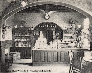 Der zweite Ausschnitt zeigt das „Buffet“ für die Verpflegung.