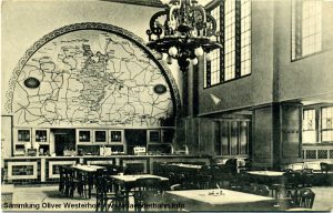 Diese 1915 gelaufene Karte zeigt etwas mehr Details. Ein Bier kostete damals 15 Pfennig...