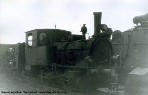 T 2 Nr. 243 "HYÄNE" in später Zeit als Werkslokomotive.