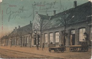 Bahnhof Weener auf einer Ansicht von 1912.