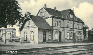In Holdorf zweigte die Bahnstrecke nach Damme ab.