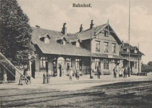 Auf Bahnhof Vechta schloss die Kleinbahn von Cloppenburg an.