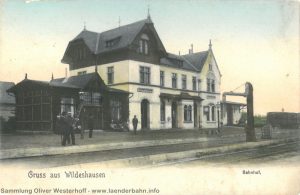 Der Bahnhof Wildeshausen erinnerte damals an Gebäude aus Thüringen.