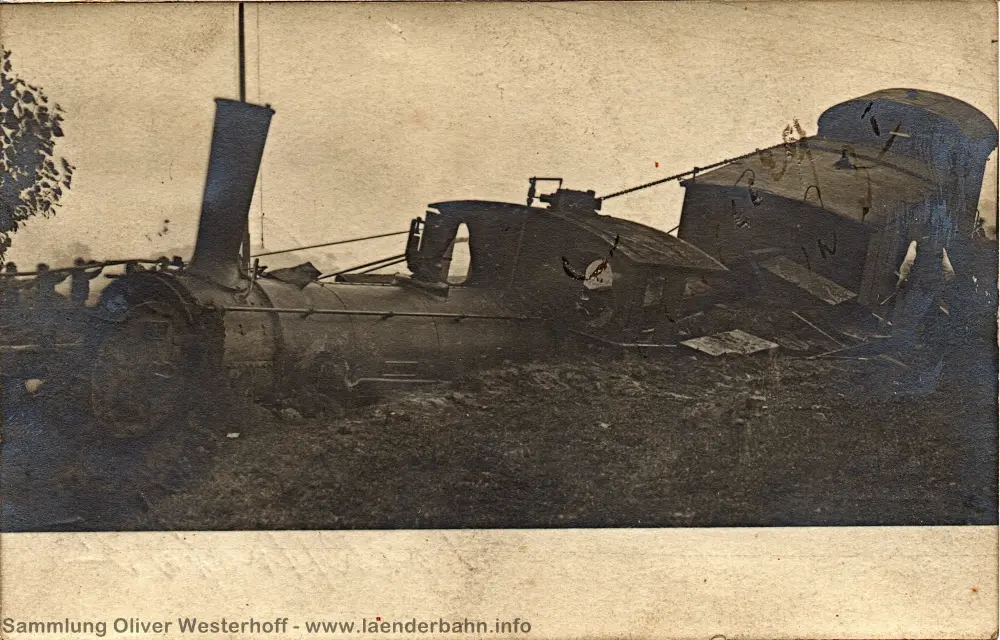 Zugentgleisung bei Rodenkirchen am 29.08.1905