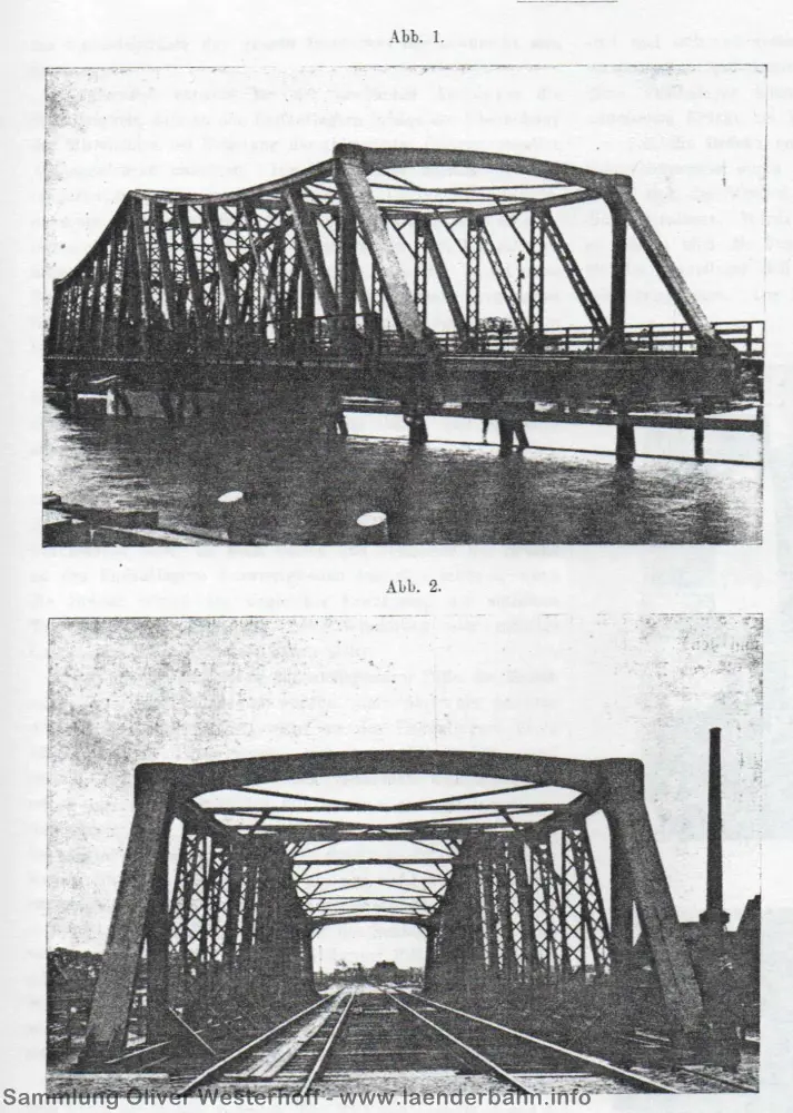 Unter anderem diese beiden Bilder sind in dem Artikel enthalten, sie zeigen die Brücke aus unterschiedlichen Perspektiven