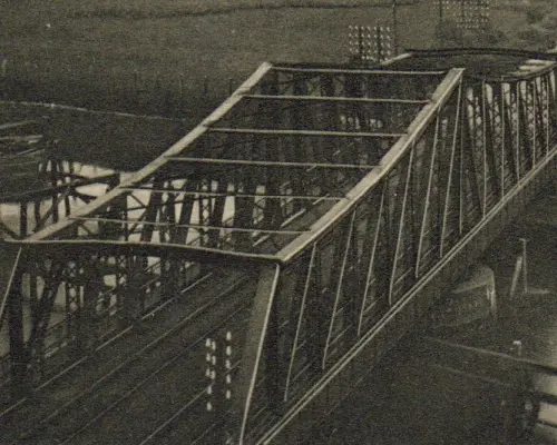Die Drehbrücke über die Hunte in Oldenburg