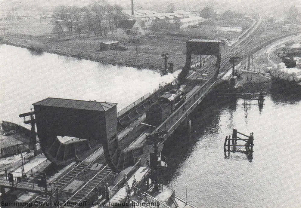 Die Rollklappbrücke Bauart Scherzer, gebaut 1950-1954