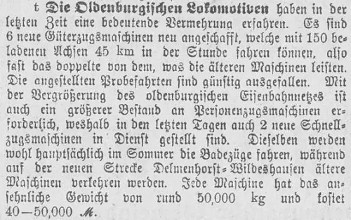 Ausschnitt aus "Nachrichten für Stadt und Land" vom 11. Januar 1898